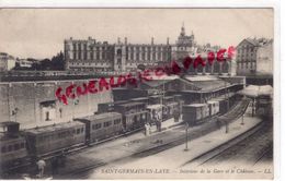 78 -ST SAINT GERMAIN EN LAYE- INTERIEUR DE LA GARE ET LE CHATEAU - St. Germain En Laye