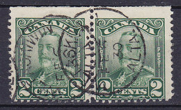 Canada 1930 SG. 306 2c. Edward VII. 3-sidet Perf. Fra Hæfte Booklet Markenheftchen - Timbres Seuls