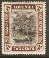Briunei 1908 SG 36 2c  Mounted Mint - Brunei (...-1984)