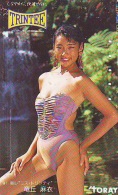 Télécarte Japon EROTIQUE (6067) EROTIC * TRINTEE * TORAY *  Japan * TK * BIKINI * BATHCLOTHES * FEMME * SEXY LADY - Mode