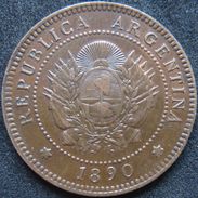 LaZooRo: Argentina 1 Centavo 1890 - Doubling Star - Argentina