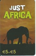 éléphant Elephant  Animal Carte Prépayée Africa Card Karte (S.384) - Autres - Afrique