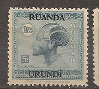 CONGO RUANDA URUNDI 75 1f75 MNH NSCH ** - Unused Stamps