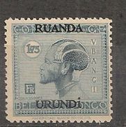 CONGO RUANDA URUNDI 75 1f75 MNH NSCH ** - Neufs