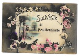 FOUILLETOURTE (72) Carte Fantaisie Souvenir De - Andere & Zonder Classificatie