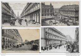 Prix Revu ..-- PARIS ..-- 4 Cartes  Parcs , Rues , Squares , OLDTIMER , Vues Diverses . - Parchi, Giardini