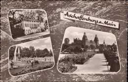 Aschaffenburg - S/w Mehrbildkarte 11 - Aschaffenburg