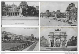 Prix Revu ..-- PARIS ..-- 4 Cartes , Rues , Vues Diverses Etc .......... - Piazze