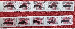RUSSIE-URSS Automobiles, Voitures, Cars, Coches,voitures Anciennes , Serie 6 Bis Complete, 10 Valeurs  **  MNH - Coches