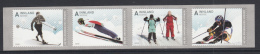 Norway 2008 Scott #1537a Strip Of 4 Norwegian Ski Federation 100 Years - Neufs