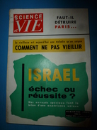 1955 SCIENCE Et VIE  --> Le Bilan D' ISRAEL ; Comment Ne Pas Vieillir ;L'extraordinaire ESCARGOT; Etc - Scienze