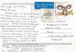 Cyprus 1999 Larnaca WWF Mouflon Viewcard - Storia Postale