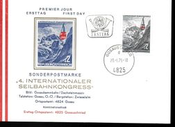 AUTRICHE  FDC    1975  Telepherique Du Gosaukamm - Andere (Aarde)