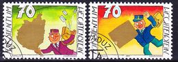 2017-0049 Liechtenstein 2001 Mi 1257-1258 Used O - Used Stamps