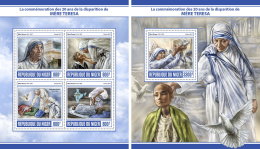 NIGER 2017 ** Mother Teresa Mutter Teresa Mere Teresa M/S+S/S - OFFICIAL ISSUE - DH1729 - Mother Teresa