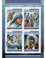 TOGO 2017 ** Mother Teresa Mutter Teresa Mere Teresa M/S - OFFICIAL ISSUE - DH1729 - Mother Teresa