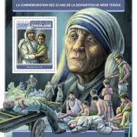 TOGO 2017 ** Mother Teresa Mutter Teresa Mere Teresa S/S - OFFICIAL ISSUE - DH1729 - Mother Teresa