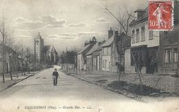 OISE - 60 - ESQUENNOY - Grande Rue - Petit Accroc Bas De Carte - Estrees Saint Denis