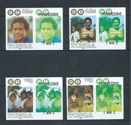 Tonga 1990 Rotary Set Of 4 Imperforate Plate Proofs MNH - Tonga (1970-...)