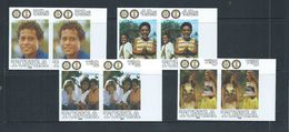 Tonga 1990 Rotary Set Of 4 Imperforate Plate Proof Pairs MNH - Tonga (1970-...)