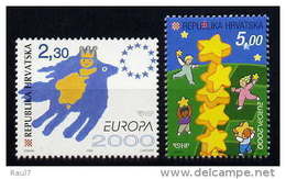 EUROPA - 2000 //  Croatie - 2 Val Neuf  //  MNH - 2000