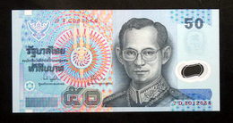 Thailand Banknote 50 Baht Series 15 P#102 Type 1 Polymer SIGN#74 UNC - Thailand