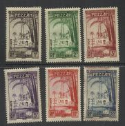 FEZZAN E GHADAMES 1950 TERRITORIO MILITARE SEGNATASSE POSTAGE DUE TAXE TASSE LIBYA TAXES SERIE COMPLETA COMPLETE SET MNH - Neufs