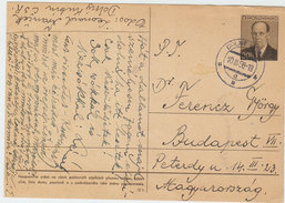 CZECHOSLOVAKIA POSTAL CARD 1958 - Briefe