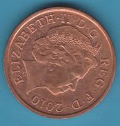 GB 1 PENNY 2010 KM# 1107 Elizabeth II - 1 Penny & 1 New Penny