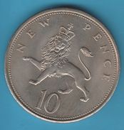 GB 10 NEW PENCE 1968 Elizabeth II - 10 Pence & 10 New Pence