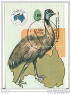 2734 Cuba 1984 Expo Ausipex Melbourne ´84 EMU Sheet Perf. - Autruches