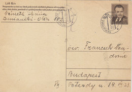 CZECHOSLOVAKIA POSTAL CARD 1923 - Sobres