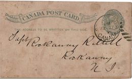 PUY15/1AM - CANADA EP CP AVEC REPIQUAGE CIRCULEE - 1860-1899 Regering Van Victoria