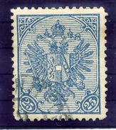 BOSNIA & HERZEGOVINA 1900 Arms 25 H. On Ribbed Paper.  Michel ANK 17y - Bosnia Herzegovina