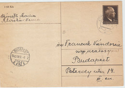 CZECHOSLOVAKIA POSTAL CARD 1948 - Enveloppes