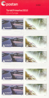 Norway 2010 Booklet 5 Each Of 2 A Europa: Sognefjellet, Trollstigen - Tourism - Unused Stamps