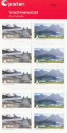 Norway 2010 Booklet 5 Each Of 2 A Verda: Helgeland, Lofoten - Tourism - Unused Stamps