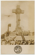 Real Photo Santiago El Cobre 1936 Congreso Nacional Nuestra Senora De La Caridad Airplane - Cuba