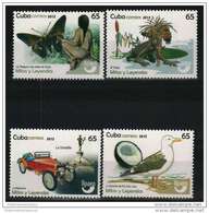 2012.390 CUBA 2013 MNH MITOS Y LEYENDAS. EL GUIJE. LA MACORINA. LA GAVIOTA. BUTTERFLIE. BIRD. - Unused Stamps