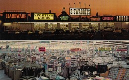 Spokane Washington, 2 Swabbies Variety Store Interior View, C1960s Vintage Postcard - Spokane