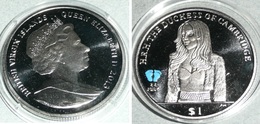 Monnaie/Médaille British Virgin Islands 2013 1 $, Queen Elizabeth II, Duchess Of Cambridge Kate Middleton BB Baby George - Britse Maagdeneilanden