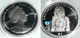 Monnaie/Médaille British Virgin Islands 2013 1 $, Queen Elizabeth II, Duchess Of Cambridge Kate Middleton BB Baby George - Isole Vergini Britanniche