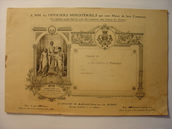 CATALOGUE POUR CONTRATS DE MARIAGE - PH ROSEN - MARS 1930 - CONTRAT DE MARIAGE + MENU + GRAVURES - Non Classés