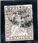 B - 1854 Svizzera - Elvezia Seduta - Used Stamps