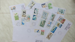 TAAF  Lot De 11 Lettre Du Port-Aux-Français-Kerguelen  Des Années 1989-1991   Oblitéré - Used Stamps