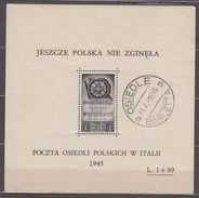 Poland 1945 Mi#        Polish Corps In Italy Special Cancellation 1946 99 - Viñetas De La Liberación