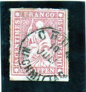 B - 1854 Svizzera - Elvezia Seduta - Used Stamps