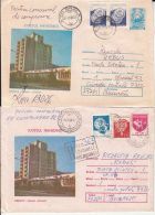 TOURISM, ORSOVA- DIERNA HOTEL, REGISTERED COVER STATIONERY, ENTIER POSTAL, 2X, 1988, ROMANIA - Hotel- & Gaststättengewerbe