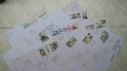 TAAF  Lot De 8 Lettre Recommandé En Partance De Marin-de-Vives-ST-Paul-AMS  Des Années 1989-1993 Oblitéré Pour LaFrance - Used Stamps