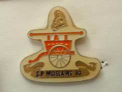 PIN'S SAPEURS POMPIERS MOISLAINS - SOMME - Pompiers